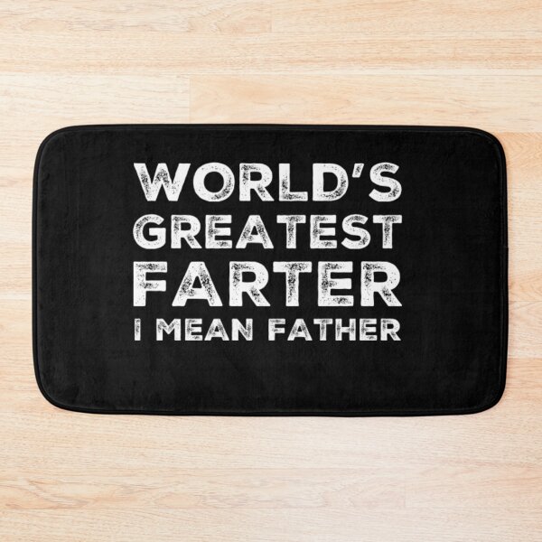 Item preview, Worlds greatest farter funny fathers day modern grunge white text designed and sold by ashdenent.
