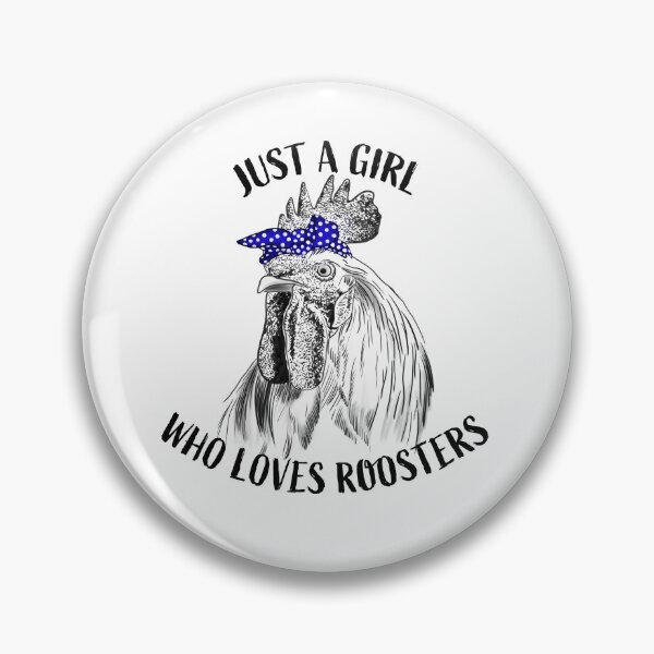 Item preview, Just A Girl Who Loves Roosters designed and sold by Dutlu.