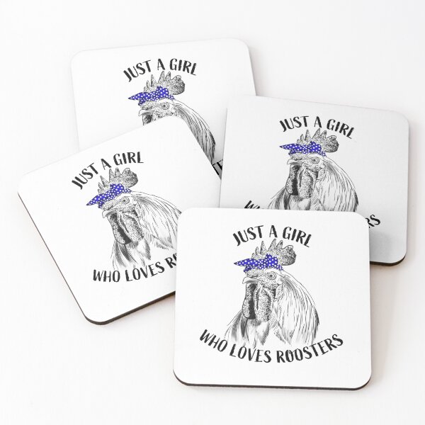 Item preview, Just A Girl Who Loves Roosters designed and sold by Dutlu.