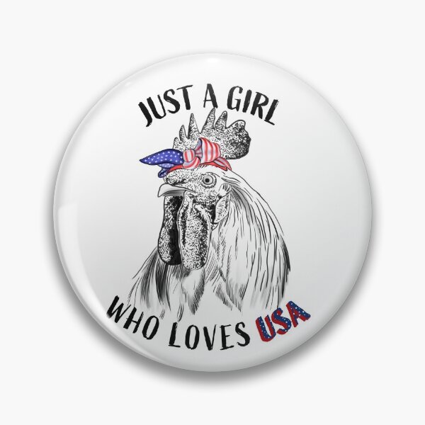 Item preview, Just A Girl Who Loves USA designed and sold by Dutlu.