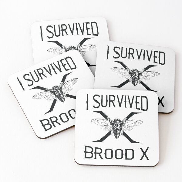 Item preview, Cicada Invasion I Survived Brood X  designed and sold by The Junto Shop.