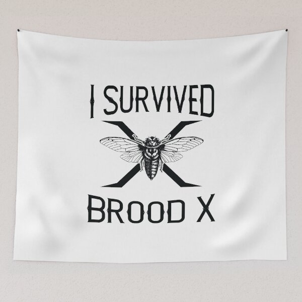 Item preview, Cicada Invasion I Survived Brood X  designed and sold by The Junto Shop.