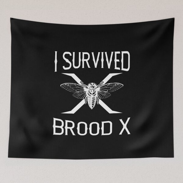 Item preview, Cicada Invasion I Survived Brood X  designed and sold by The Junto Shop.