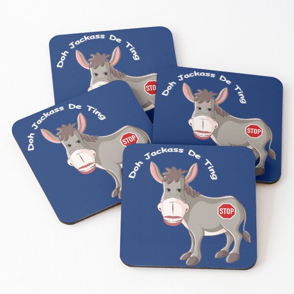 Item preview, Doh Jackass De Ting Blue - Designed by Santimanitay to make you laugh. designed and sold by santimanitay.