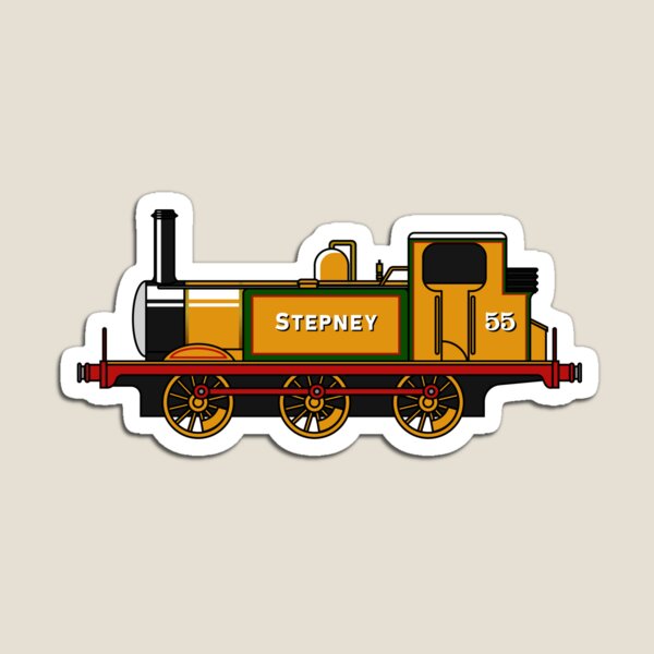 Item preview, Stepney the Bluebell Engine designed and sold by WestieMerch.