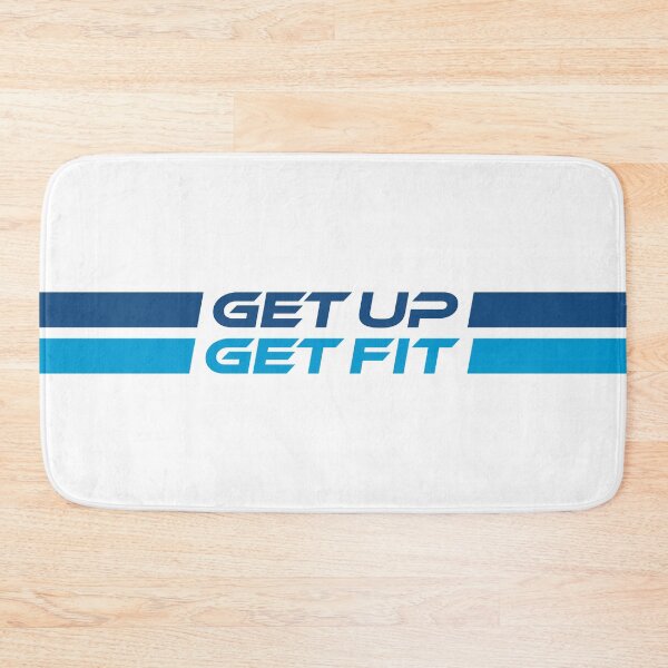 Item preview, GET UP GET FIT (Blue) designed and sold by STUDIO-72.