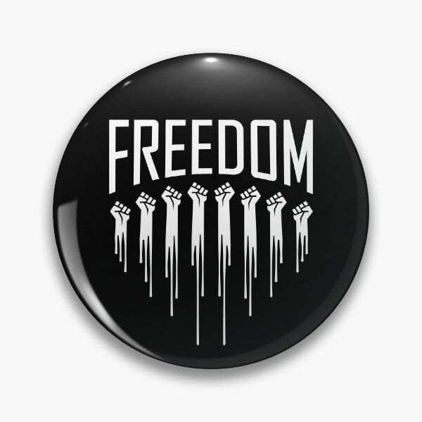 Item preview, Freedom (Black BG) designed and sold by ClaudiaGrosso.