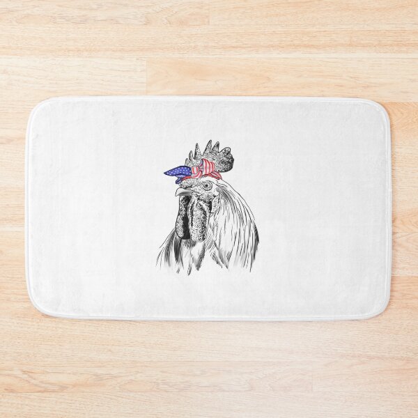 Item preview, Rooster With USA Flag Bandage designed and sold by Dutlu.