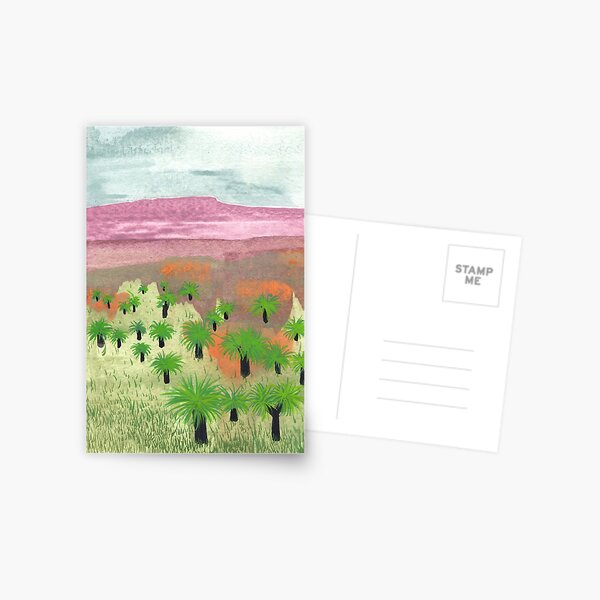Item preview, Australian landscape with grass trees designed and sold by Paper Den.