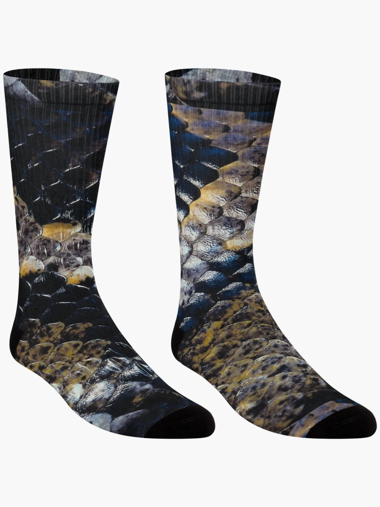 Thumbnail 3 of 5, Socks, Python Skin Pattern designed and sold by Trendytstore.