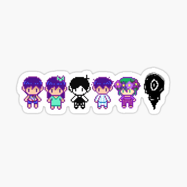 Omori Aubrey sprite Sticker for Sale by TENKOMORI