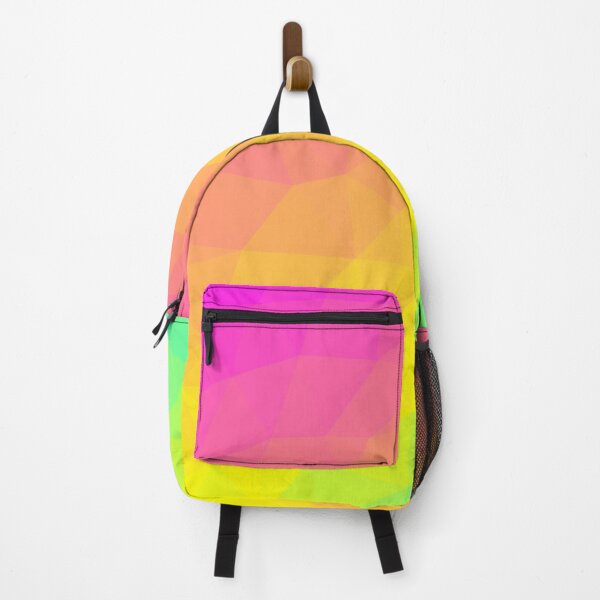 Item preview, Pink Yellow Aqua Geometric Triangle Pattern designed and sold by patternsoup.