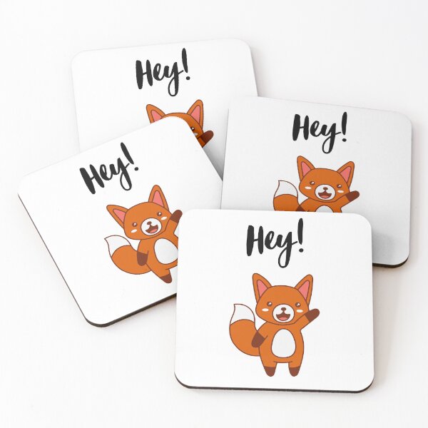Item preview, Cute Waving Fox designed and sold by kocakashop.