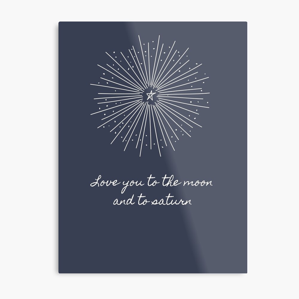 Love You to the Moon and to Saturn Folklore Taylor Swift Greeting Card for  Sale by natfaithh