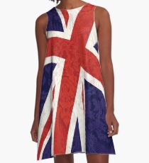 Flying Union Jack A-Line Dress