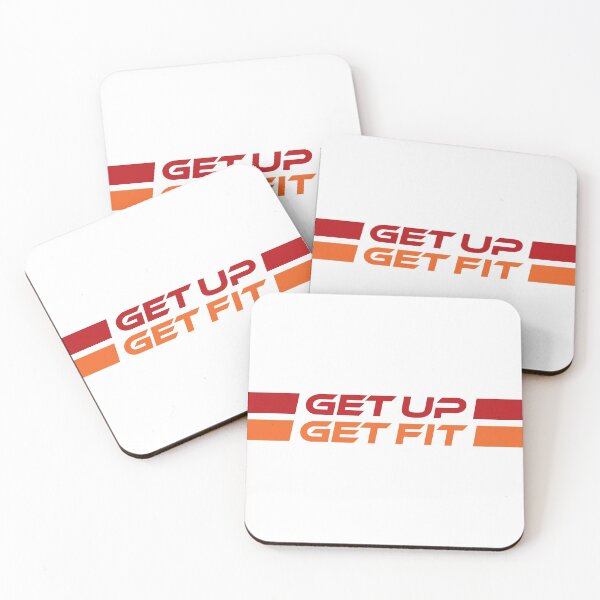 Item preview, GET UP GET FIT (Red) designed and sold by STUDIO-72.