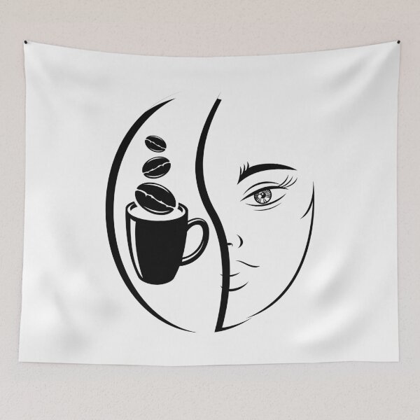 Item preview, half humain half coffee designed and sold by saladiin.