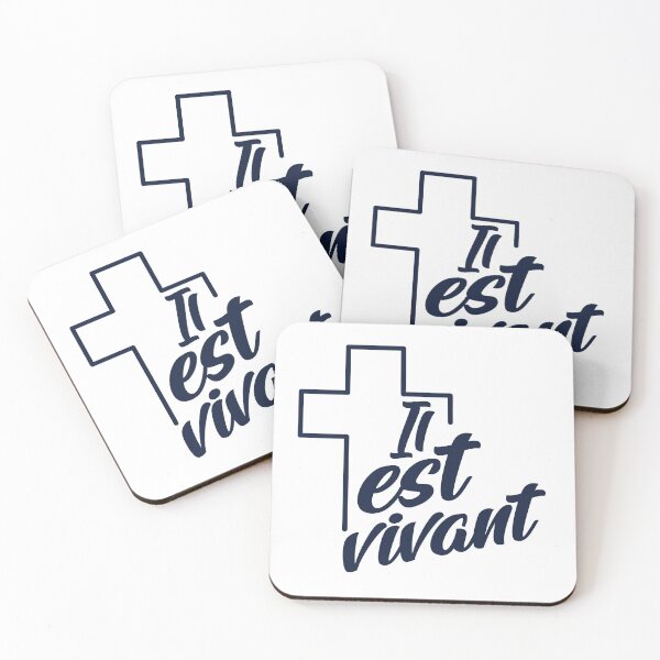 Aperçu de l'œuvre Il est vivant créée et vendue par Red-Creative.