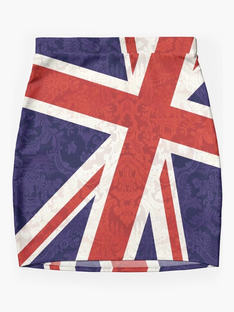 Thumbnail 3 of 4, Mini Skirt, Flying Union Jack designed and sold by TerryLightfoot.