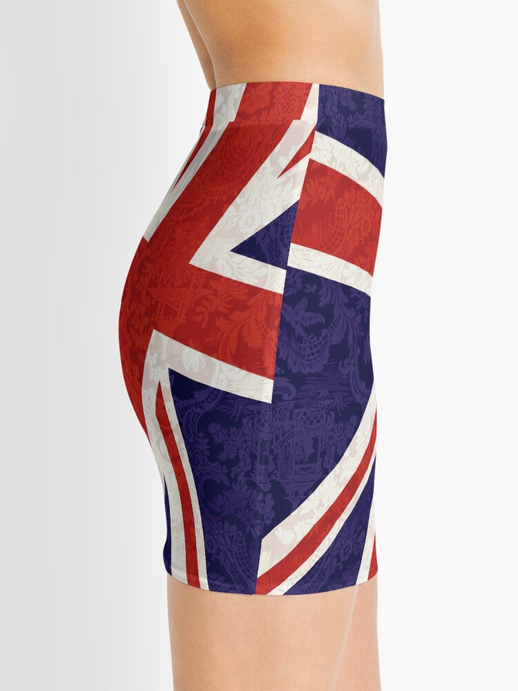 Thumbnail 2 of 4, Mini Skirt, Flying Union Jack designed and sold by TerryLightfoot.