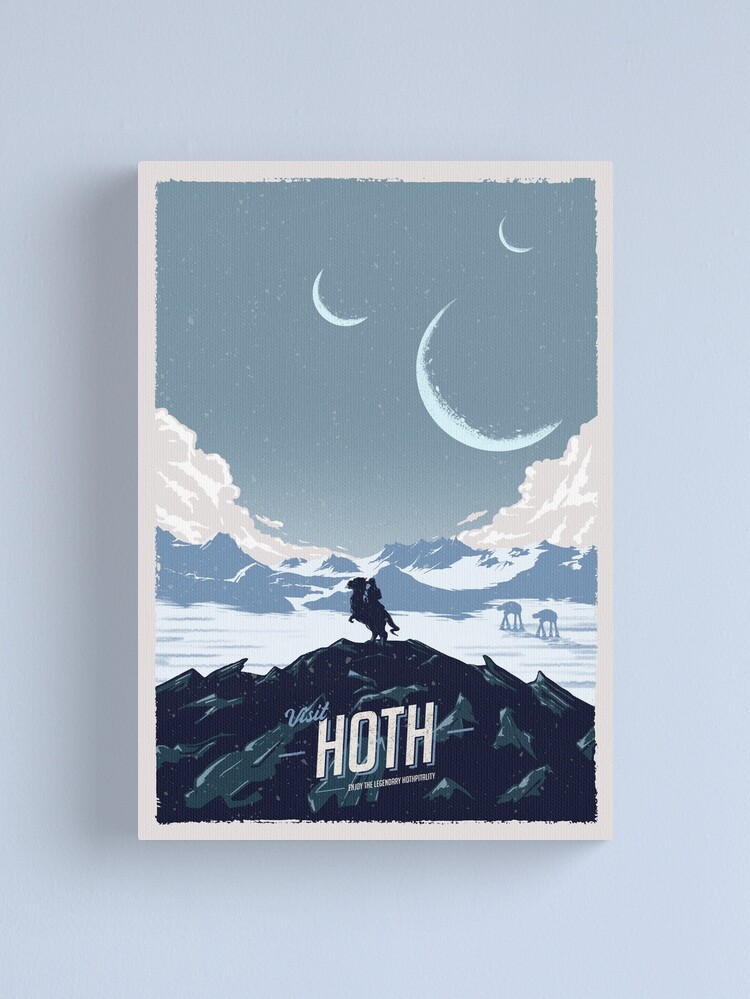 Disover Visit Hoth | Canvas Print