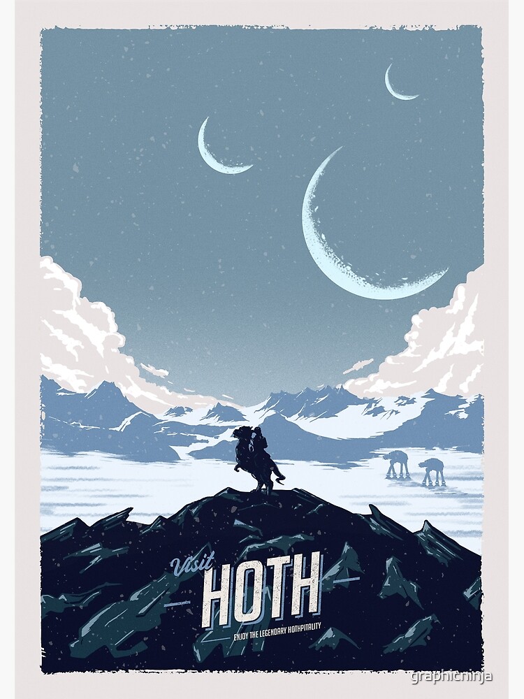 Disover Visit Hoth | Canvas Print