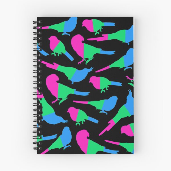 Item preview, Polysexual Bird Silhouette Pattern  designed and sold by AdoraBirdArt.