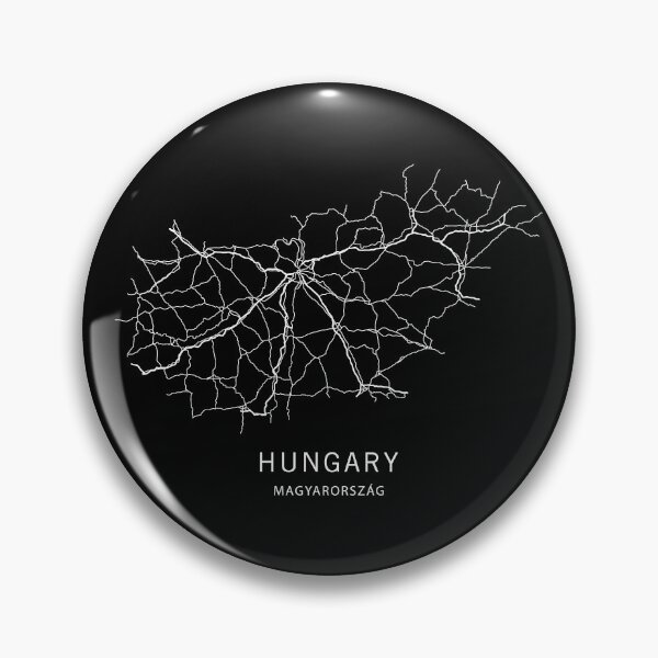 Item preview, Hungary Road Map  designed and sold by clarkstpress.