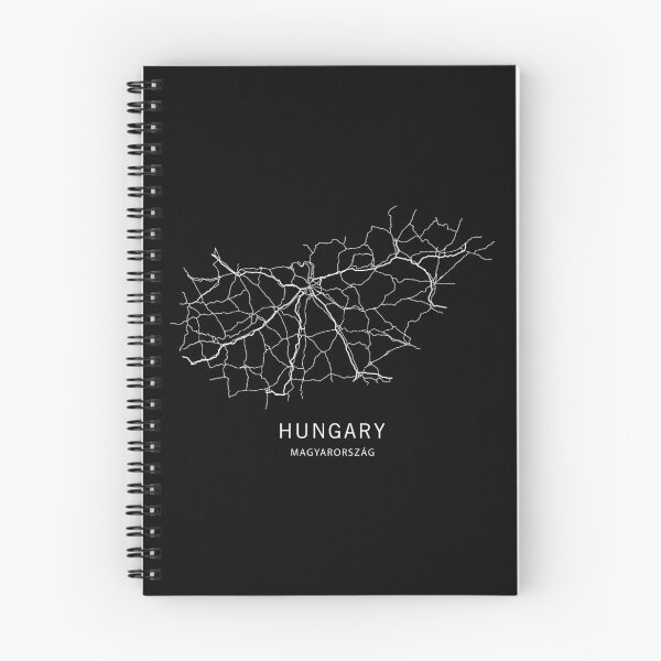 Item preview, Hungary Road Map  designed and sold by clarkstpress.