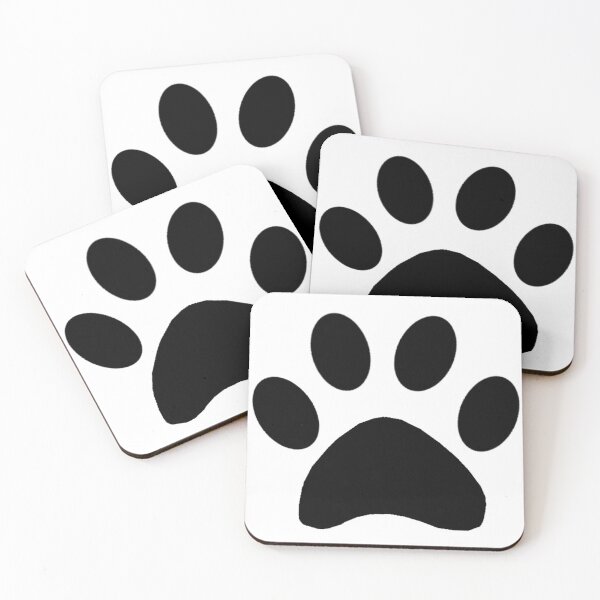 Item preview, Black paw print designed and sold by Maths-4-Nerds.