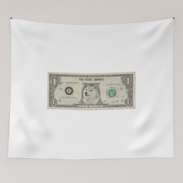 Item preview, Un Dogecoin es un dólar, Dogefather, Shiba inu designed and sold by Th3 Merch.