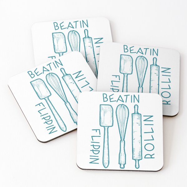 Item preview, Beatin Flippin Rollin funny kitchen utensils design for all the chefs and cooking lovers designed and sold by PunMan Army.