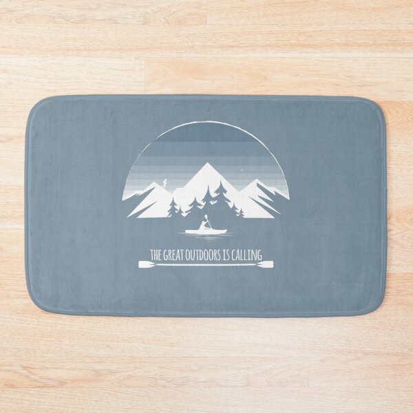 Item preview, The Great Outdoors Is Calling - WO GreyBlue 06 designed and sold by serenaking.