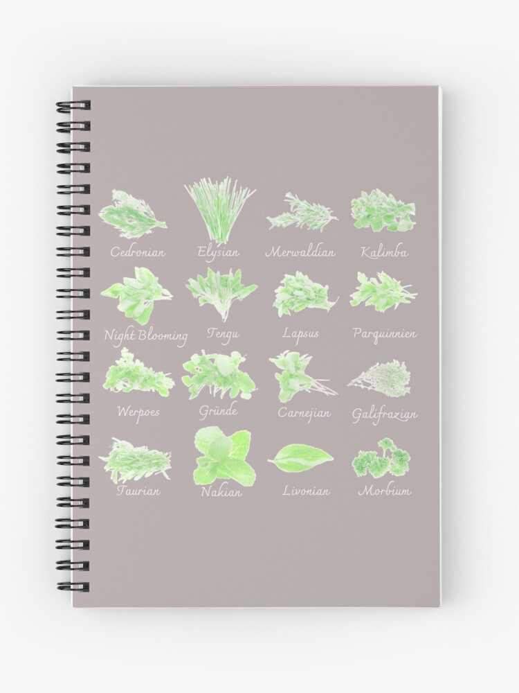 Just Add Magic Spices - White Font Spiral Notebook for Sale by Gregory  McNichol