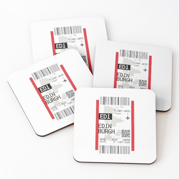 Item preview, Edinburgh Airline Boarding Pass Gift Idea For Traveller designed and sold by InspireShop.