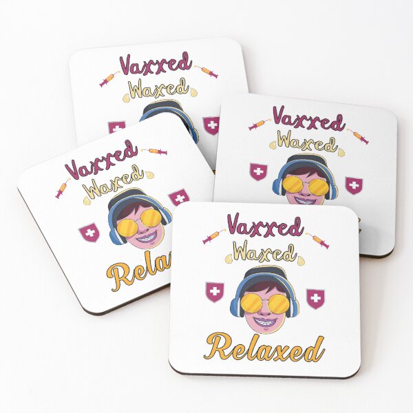 Item preview, Vaxxed Waxed Relaxed Design for a vaccinated person designed and sold by ZzCorezZ.