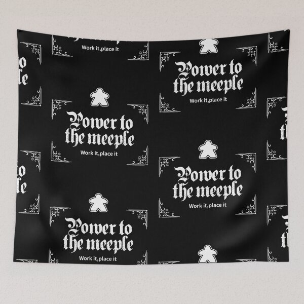 Item preview, Power to the meeple - Board game design designed and sold by Nikkokikko.