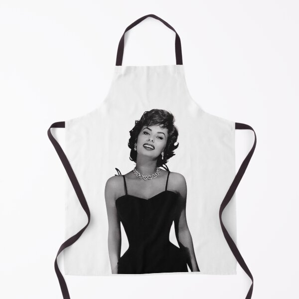 Sophia Loren, 1950s. Apron
