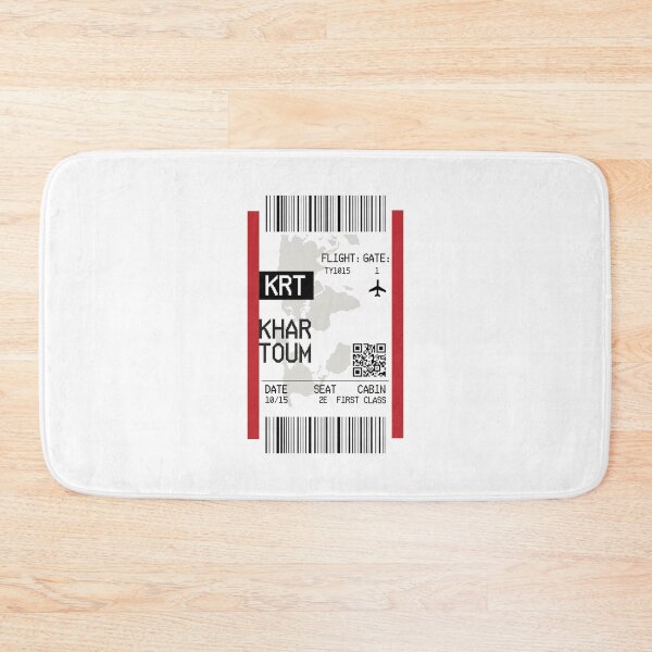 Item preview, Khartoum (KRT) Sudan Airline Boarding Pass Gift Idea For Traveller designed and sold by InspireShop.