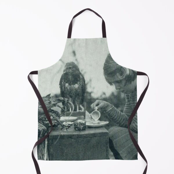 Item preview, Little girl having a tea party with a lobster and a hawk in 1938 designed and sold by MindChirp.