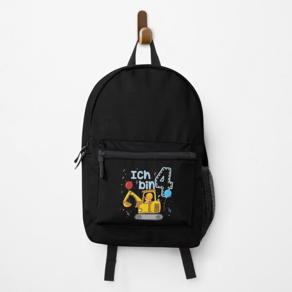 Item preview, Children's birthday gift I'm 4 - excavator & lion designed and sold by Lenny Stahl.