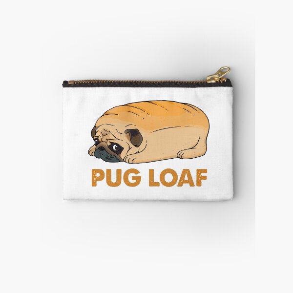 Item preview, Pug Loaf, pug toast, funny dog, meme, pug dog designed and sold by InkyJack.