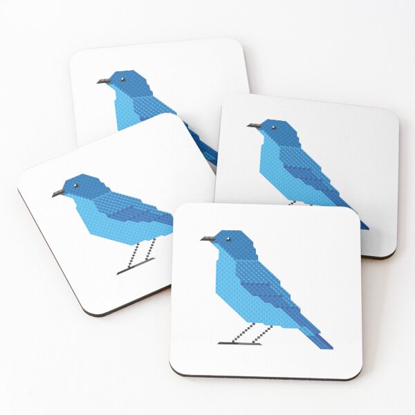 Item preview, Blue bird pixel art. designed and sold by KasTanDesign.