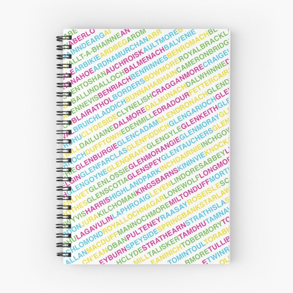Item preview, Whisky Distilleries Colourful Bucket List designed and sold by whiskydesigns.