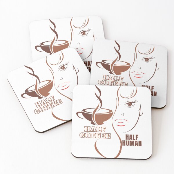 Item preview, half human half coffee designed and sold by saladiin.