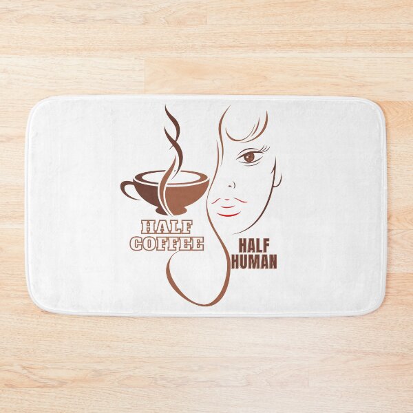 Item preview, half human half coffee designed and sold by saladiin.