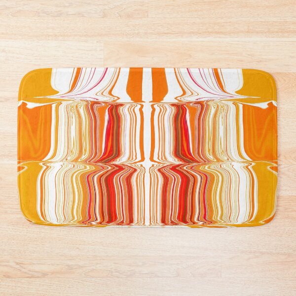 Item preview, Orange and white retro design designed and sold by Diane Hunter Art.