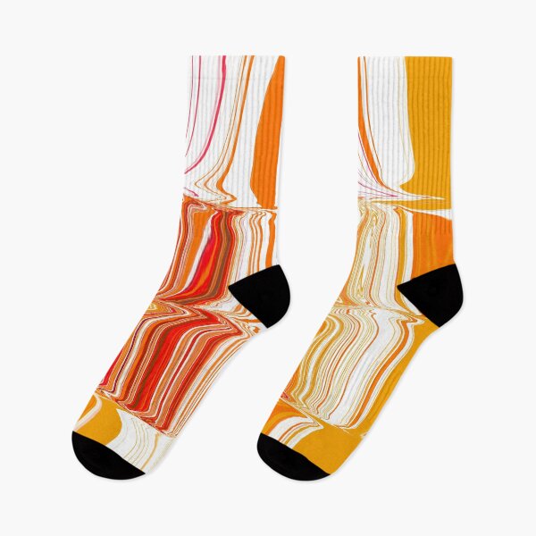 Item preview, Orange and white retro design designed and sold by Diane Hunter Art.