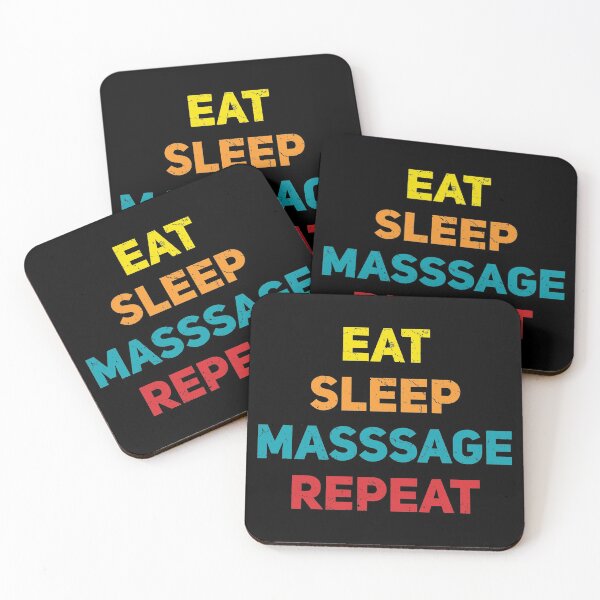 Item preview, Eat Sleep Massage Repeat designed and sold by TheBeastNation.