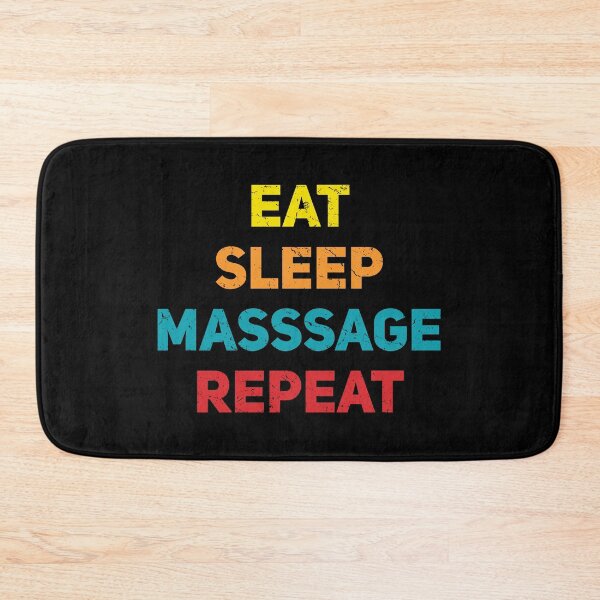 Item preview, Eat Sleep Massage Repeat designed and sold by TheBeastNation.